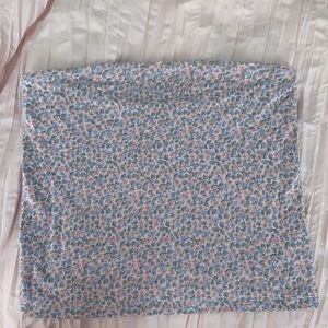 AEO Floral tube top